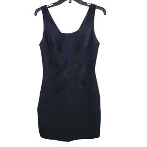 Andrea Polizzi for Rex Lester Women's Vintage Black Bandage‎ Wiggle Dress LBD 6